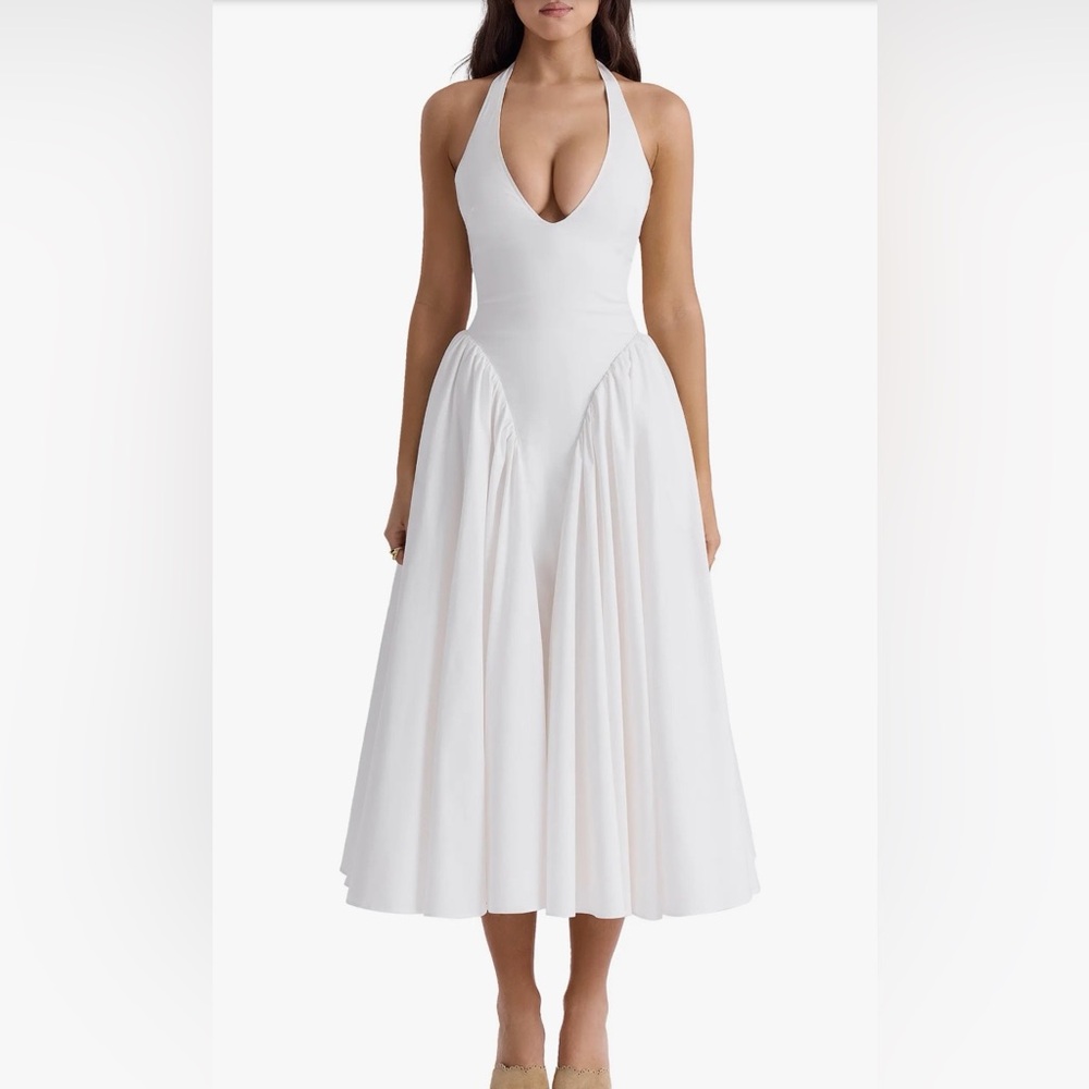 House of CB Marilyn Halter Midi Sundress